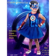 Captain america super hero costume for kids