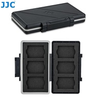 JJC 6 Slots Memory Card Case Holder Storage Box Organizer For XQD Card Wallet Keeper Protector For Nikon Z6 Z7 D850 D500 D6 D5