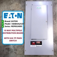 ✨ 100% ORIGINAL + READY STOCK ✨ EATON 10DBSOS/63# Memguard 10 Way Multipole Distribution Board with 