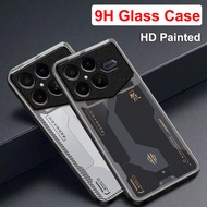 9H Glass Case For Redmi K90 Pro Max Champion Case Hard Tempered Glass Phone Back Cover Redmi K90 Pro