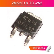 10pcs K2018 TO-252 2SK2018 2SK2018-01S TO252 SMD N-channel 10A/60V MOSFET Transistor Original