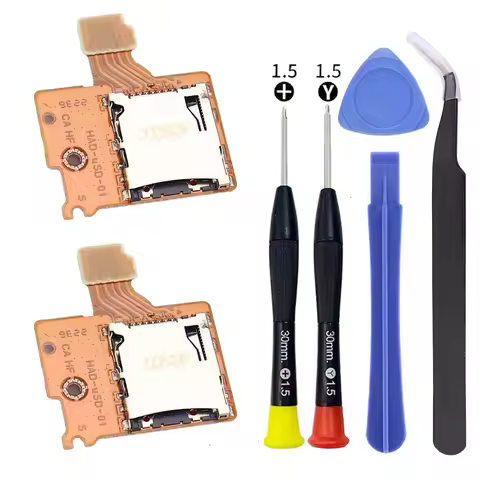 Micro SD Card Reader Replacement for Nintendo Switch HAC-SD-01, TF Memory Card Slot Socket Reader Bo