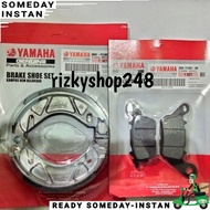 YC- front and rear brake pads for YAMAHA mio m3 aerox lexi fazzio grad filano freego fino125 xride12