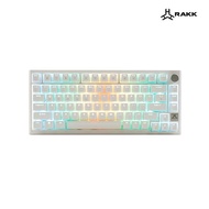 TALA 81 RAKK Keys Trimode RGB Universal Hotswap Gasket Mount / Brown O MS Red Switch Keyboard Black