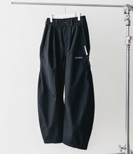 CLESSTE / +Phenix Windstopper ®️ By Gore-tex Labs City Barrel Leg Pants (Black x White)