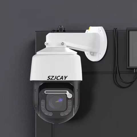 HiEasy-P6SLite wiper 12MP 4K 30FPS Wireless WiFi Camera 990X Zoom Outdoor High Speed Dome PTZ POE Su