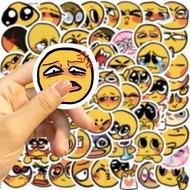 60PCS Yellow ffExpressions Stickers For Laptop Helmet Notebook Decal