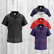 Boys Plain Polo T-shirt "100% Premium Fabric Unisex Polo t shirt" Baju Kolar Budak lelaki perempuan/