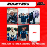 F1 DRIVER PHOTOCARD - ALEXANDER ALBON