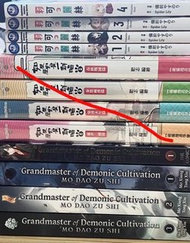 英文版魔道祖師小說及漫畫 莉可麗絲漫畫