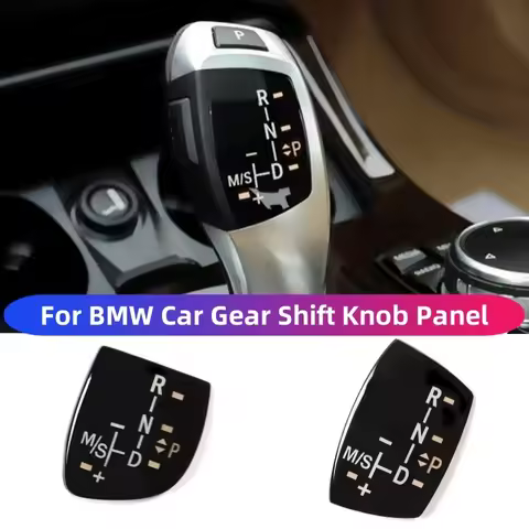 Car Gear Shift Knob Panel Cover For BMW 1 2 3 4 5 7Series F01 F02 X1 X3 X5 X6 M3 M5 F30 F32 F48 With