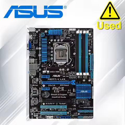 Asus P8Z77-V LX2 Desktop Motherboard Z77 Socket LGA 1155 i3 i5 i7 DDR3 32G SATA3 USB3.0 ATX