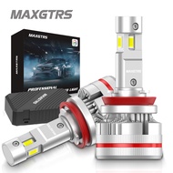 MAXGTRS 2x 3 Sides Shine H4 H7 H11 LED Lamp Tube Light H8 9005 HB3 9006 HB4 9012 12V Canbus Car Head