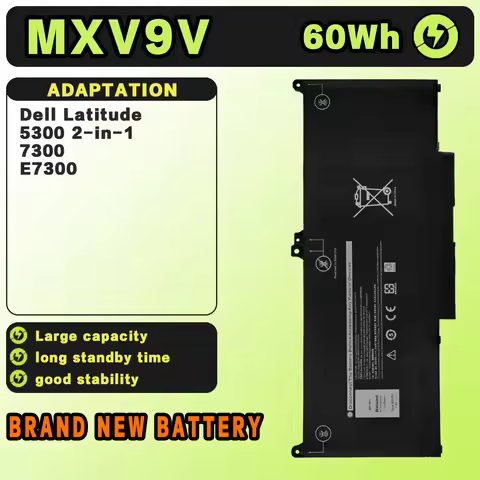 SAT Laptop Battery for Dell MXV9V Latitude 5300 5310 7300 7400 E5300 E5310 E7300 E7400 Latitude 5300
