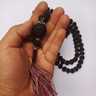 Tasbih Genitri Rudraksa Hitam 108 butir