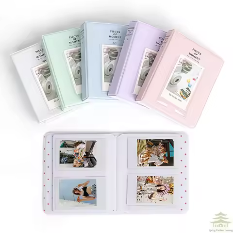 64 Pockets Photo Album For Fujifilm Instax Mini 12/11/9 Wedding Photo Album For Fujifilm Instax Mini