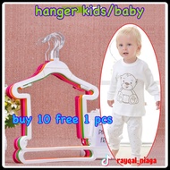 HANGER KIDS BABY PENYANGKUT BAJU BUDAK BAYI KANAK-KANAK CLOTHES HANGERS DRYING RACKS  Cloth Kid Henger Borong Murah