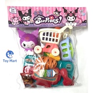 833-1 Kids Girl Kuromi Casher Set Pretend Play Toys Cash Register Mainan Budak Casher Gift
