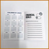 ∟ ◩ ✑ Ipon Challenge Booklet for 2023
