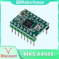 Makerbase A4988 4988 Stepper Motor Driver 3D Printer Parts StepStick Reprap with Heatsink Default 1A