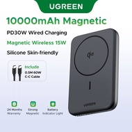 Ugreen Qi2 15W 10000mAh Magnetic Wireless PD30W Fast Charging Power Bank Compatible With iPhone 16 P