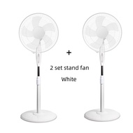 SIMMO Stand Fan 16 inch Floor Fan Home Office Shaking Head Vertical Fan 3 Speed Mode 5 blades silent