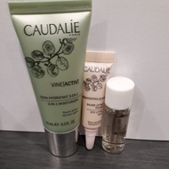 Caudalie 3in1 moisturizer 15ml.caudalie eye lifting blam1.5ml.caudalie concentrated brightening esse