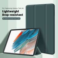 For Samsung Galaxy Tab A8 10.5 Case Tri-fold Flip Leather Tablet Cover For Samsung Tab A8 2021 X200 X205 Shockproof Cover Coque