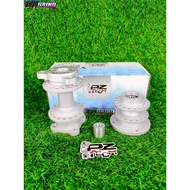 PZ TECH LIGHTEN HUB SET 2 IN 1 SUZUKI RAIDER 150 CARB / RAIDER 150 FI MATTE SILVER MADE IN