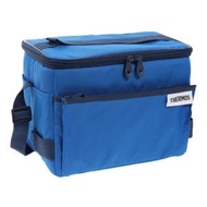 日本 THERMOS 藍色帆布 箱型 保溫 5L 斜咩袋