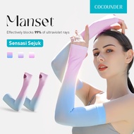 COCOUNDER Manset UPF50+ Long Sleeve Women's handsocks Riding Arm Sleeve
