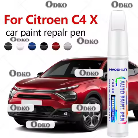For Citroen C4 X 2022-2025 CMP Paint Repair Pen Touch Up Scratch Remover DIY Auto Accessories Black 