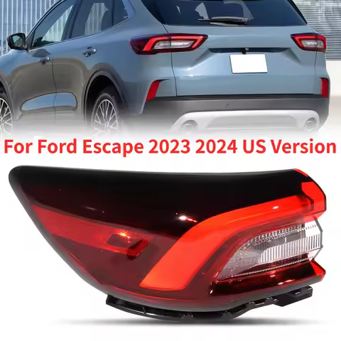 For Ford Escape 2023 2024 US Version LED Outside Tail Light Car Accessories DRL Taillight Rear Lamp 