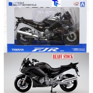 AOSHIHIMA Yamaha FJR 1300A Dark Gray Metallic N - 1/12 Scale Diecast Motorcycle