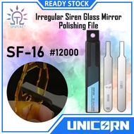 DSPIAE Irregular Siren Glass Mirror Polishing File 12,000 [SF-16] Ultimate Precision Sandpaper Gunda