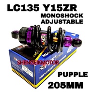 LC135 Y15ZR RACING MONOSHOCK 200MM 205MM MONO Y15 LC NLK PERFORMANCE