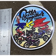Sticker Yamaha rxz port dickson