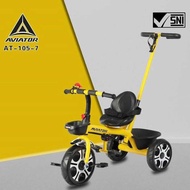 Aviator Sepeda Anak Bayi Balita Dorong Roda 3 Tricycle Aviator AT105-7 Yellow