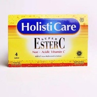 Ester C Holisticare paket 3 strip = 12 pcs tablet Vitamin C Original