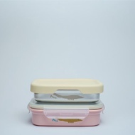 抗菌可微波不鏽鋼餐盒四件組 便當盒 兒童餐具 ∣Moek X Jesper
