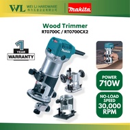 MAKITA 6/8mm Trimmer 710W RT0700C/RT0700CX2/Wood Trimmer/Mesin Kayu Ukiran/Trimmer Makita Original
