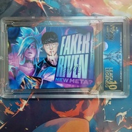 Frame painting Frame slab label 10 Point Signed League of Legends TI FAKER LOL 1458 PSA 2a