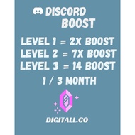 Discord Server boost | 1/3 Month | 100% Working | PC GAME