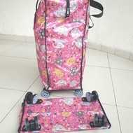 (W255) Jumbo trolley bag // jumbo shopping bag // Large Wheel trolly bag 4 // travell bag