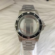 Watch Accessories Case 39.5mm Retro watch Case Transparent Bottom Acrylic Mirror Surface NH34/35/36 