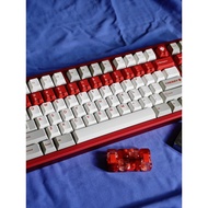 Pbt keycaps keycap anime Japanese Noon GMK Red Police Theme keycap Original Factory Height PBT Five-