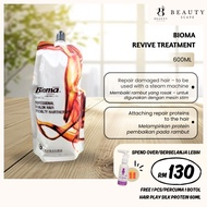 BIOMA Revive Treatment 600ml Salon Professional Use Treatment Repair Damage Hair Salon Menggunakan T