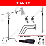 Stand C / Light Stand C + Bag Stand C + Wheels C Stand, Boom Arm Stand