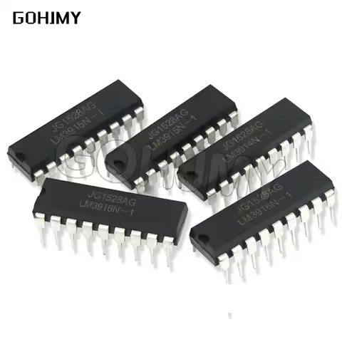 5PCS LM3914N-1 LM3915N-1 LM3916N-1 DIP-18 LM3914N LM3915N LM3916N DIP18 LM3914 LM3915 LM3916