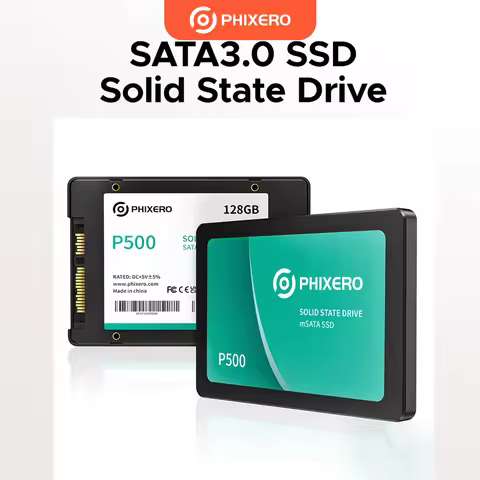 PHIXERO SATA3.0 SSD M.2 2280 PCIe NVMe Internal Solid State Drive 128GB/250GB/500GB/2TB High Speed 5